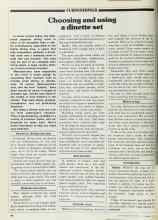 Better Homes & Gardens November 1979 Magazine Article: Choosing and using a dinette set