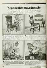 Better Homes & Gardens November 1979 Magazine Article: Seating that stays in style