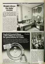 Better Homes & Gardens November 1979 Magazine Article: Bright ideas for kids' rooms