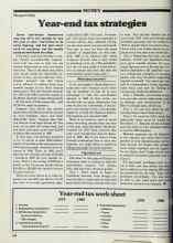 Better Homes & Gardens November 1979 Magazine Article: Year-end tax strategies