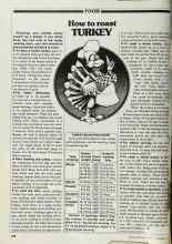 Better Homes & Gardens November 1979 Magazine Article: How to roast TURKEY