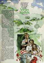 Better Homes & Gardens November 1979 Magazine Article: FAMILY TRAVEL GUIDE to the Virgin Islands