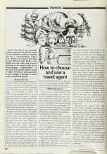 Better Homes & Gardens November 1979 Magazine Article: How to choose and use a travel agent