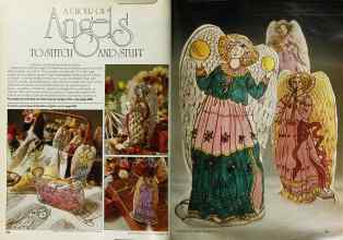Better Homes & Gardens November 1979 Magazine Article: A CHOIR OF Angels TO STITCH AND STUFF