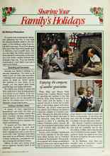 Better Homes & Gardens December 1979 Magazine Article: Sharing Your Family's Holidays