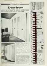 Better Homes & Gardens December 1979 Magazine Article: Door decor