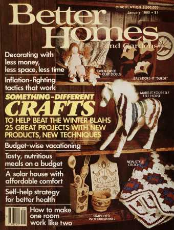 Better Homes & Gardens January 1980 Magazine Cover