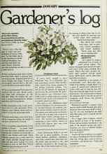 Better Homes & Gardens January 1980 Magazine Article: Gardener's log