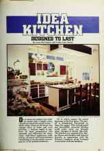 Better Homes & Gardens February 1980 Magazine Article: IDEA KITCHEN DESIGNED TO LAST