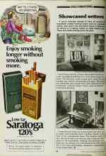 Better Homes & Gardens March 1980 Magazine Article: Showcased settees