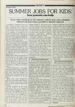 Better Homes & Gardens March 1980 Magazine Article: SUMMER JOBS FOR KIDS: how parents can help