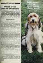 Better Homes & Gardens March 1980 Magazine Article: Woven wood window treatments