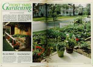 Better Homes & Gardens April 1980 Magazine Article: FRONT YARD Gardening