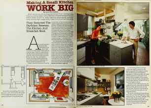 Better Homes & Gardens April 1980 Magazine Article: Making A Small Kitchen WORK BIG