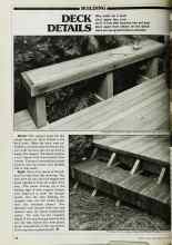 Better Homes & Gardens May 1980 Magazine Article: DECK DETAILS