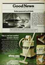 Better Homes & Gardens May 1980 Magazine Article: Solar-powered roof drain