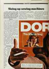 Better Homes & Gardens May 1980 Magazine Article: Sizing up sewing machines