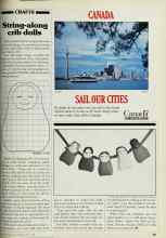 Better Homes & Gardens May 1980 Magazine Article: String-along crib dolls