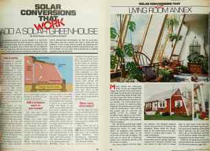 Better Homes & Gardens May 1980 Magazine Article: SOLAR CONVERSIONS THAT WORK ADD A SOLAR GREENHOUSE