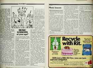 Better Homes & Gardens May 1980 Magazine Article: MUSIC LESSONS at your age?