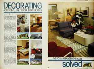 Better Homes & Gardens May 1980 Magazine Article: SOLUTIONS FOR TYPICAL TRACT HOUSES