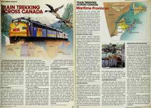 Better Homes & Gardens May 1980 Magazine Article: TRAIN TREKKING ACROSS CANADA