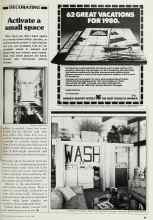 Better Homes & Gardens June 1980 Magazine Article: Activate a small space