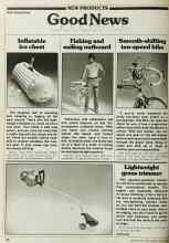 Better Homes & Gardens June 1980 Magazine Article: Inflatable ice chest