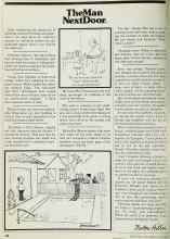 Better Homes & Gardens June 1980 Magazine Article: The Man Next Door