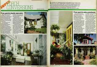 Better Homes & Gardens June 1980 Magazine Article: SUPER PORCH CONVERSIONS