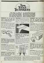 Better Homes & Gardens July 1980 Magazine Article: TIPS, TOOLS & TECHNIQUES