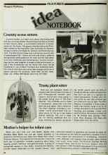 Better Homes & Gardens August 1980 Magazine Article: Country scene setters