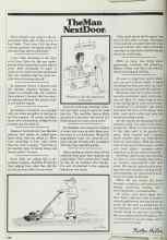 Better Homes & Gardens August 1980 Magazine Article: The Man Next Door