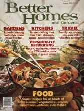 Better Homes & Gardens August 1980 Magazine Cover