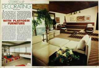 Better Homes & Gardens September 1980 Magazine Article: STEPPED-UP DECORATING