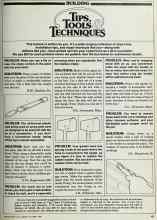Better Homes & Gardens October 1980 Magazine Article: TIPS, TOOLS & TECHNIQUES