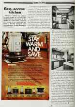 Better Homes & Gardens October 1980 Magazine Article: Easy-access kitchen