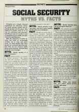 Better Homes & Gardens October 1980 Magazine Article: SOCIAL SECURITY MYTHS VS. FACTS