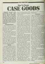 Better Homes & Gardens October 1980 Magazine Article: How To Choose CASE GOODS