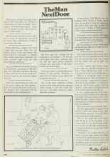 Better Homes & Gardens October 1980 Magazine Article: The Man Next Door