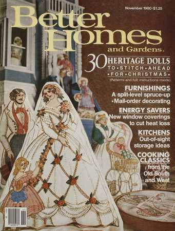 Better Homes & Gardens November 1980 Magazine Cover