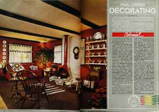 Better Homes & Gardens November 1980 Magazine Article: MAIL-ORDER DECORATING
