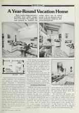 Better Homes & Gardens January 1981 Magazine Article: A Year-Round Vacation Home