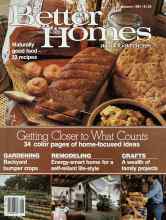 Better Homes & Gardens January 1981 Magazine Cover