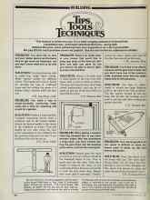 Better Homes & Gardens February 1981 Magazine Article: TIPS, TOOLS & TECHNIQUES