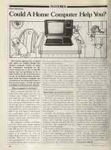 Better Homes & Gardens February 1981 Magazine Article: Could A Home Computer Help You?