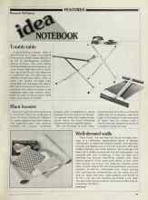 Better Homes & Gardens February 1981 Magazine Article: Totable table