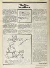 Better Homes & Gardens February 1981 Magazine Article: The Man Next Door