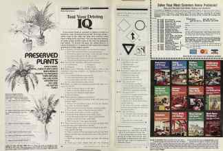 Better Homes & Gardens February 1981 Magazine Article: Test Your Driving IQ