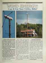 Better Homes & Gardens March 1981 Magazine Article: WIND ENERGY: Can It Cut Your Utility Bills?